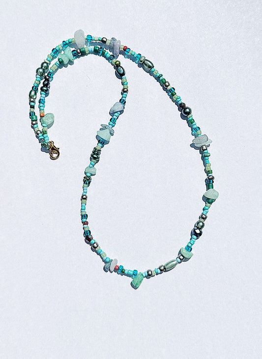 Blue Stone Necklace